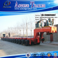 2015 brand new low price hydraulic low bed modular trailer with hydraulic steering wheels for heavy equipments transport